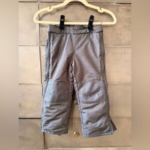 Cat & Jack Boy quilted snow pants with zipper sides